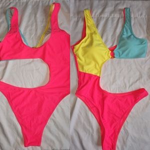 Large one piece swim suit